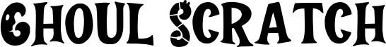 Ghoul Scratch Font