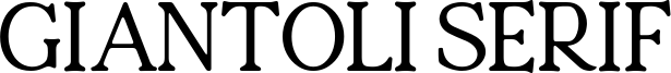 Giantoli Serif Font