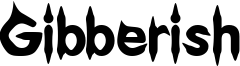 Gibberish Font