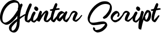 Glintar Script Font