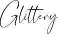Glittery Font
