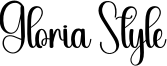 Gloria Style Font