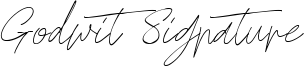 Godwit Signature Font