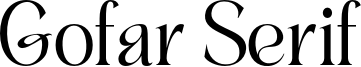 Gofar Serif Font