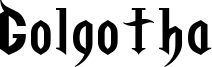 Golgotha Font