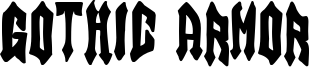 Gothic Armor Font