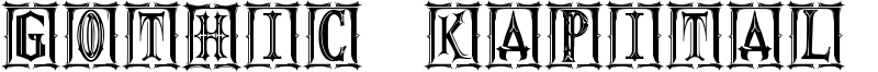 Gothic Kapital ST Font