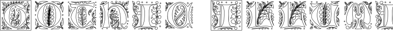 Gothic Illuminate Font