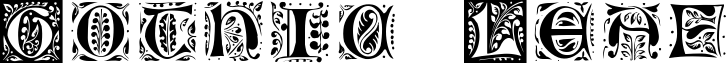 Gothic Leaf Font
