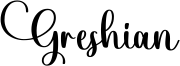 Greshian Font