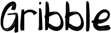 Gribble Font