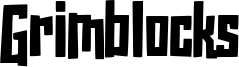 Grimblocks Font
