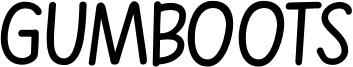 Gumboots Font