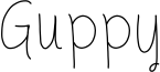 Guppy Font