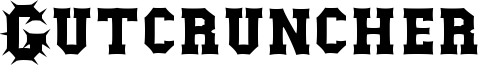 Gutcruncher Font