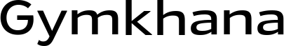 Gymkhana Font