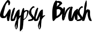 Gypsy Brush Font