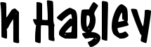 h Hagley Font