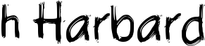 h Harbard Font