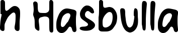 h Hasbulla Font