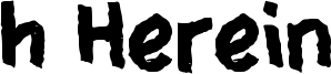 h Herein Font