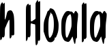 h Hoala Font