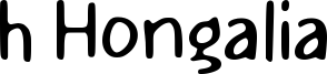 h Hongalia Font