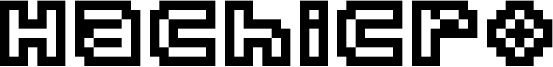 Hachicro Font