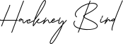 Hackney Bird Font