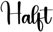 Halft Font