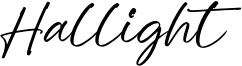 Hallight Font
