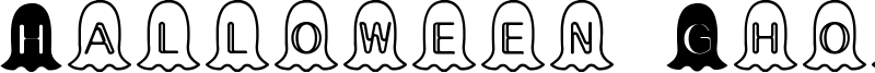 Halloween Ghost Font