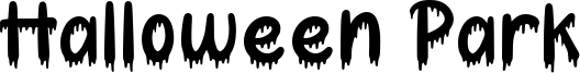 Halloween Park Font