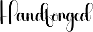 Handforged Font