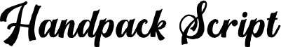 Handpack Script Font