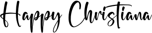 Happy Christiana Font