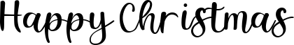Happy Christmas Font