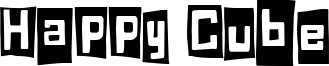 Happy Cube Font