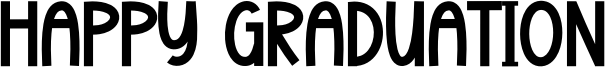 Happy Graduation Font
