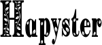 Hapyster Font