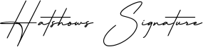 Hatshows Signature Font