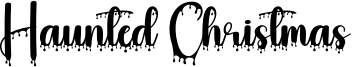 Haunted Christmas Font