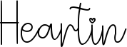 Heartin Font