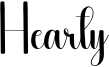 Hearty Font