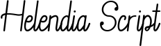 Helendia Script Font
