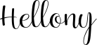 Hellony Font