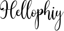 Hellophiy Font