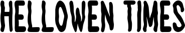 Hellowen Times Font