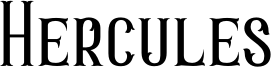 Hercules Font