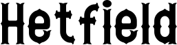 Hetfield Font
